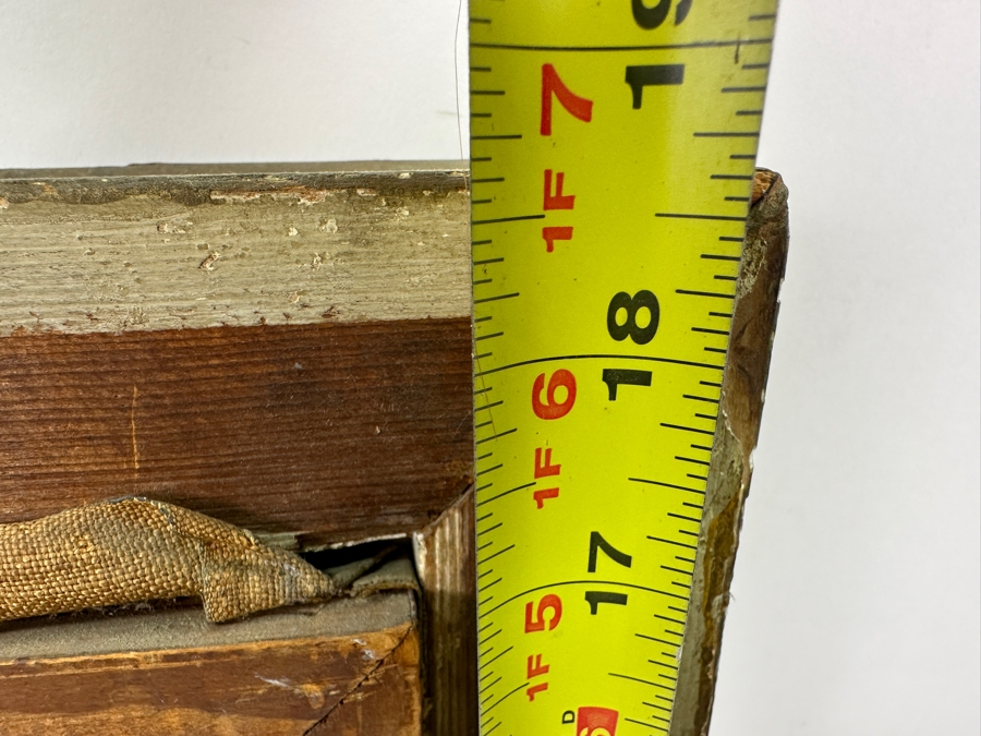 Just Added - Antique Original Oil Painting On Canvas 12 X 15 In Antique Gilt Frame 15.5 X 18.5 Signed Lower Right Signature Illegible [Photo 9]