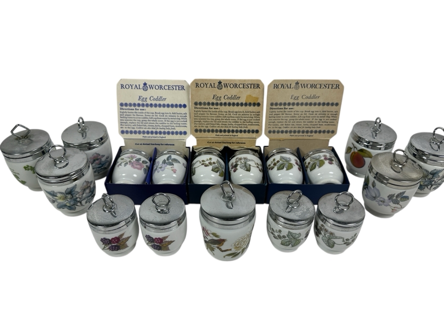 Just Added - Royal Worchester Set of (17) Egg Coddlers