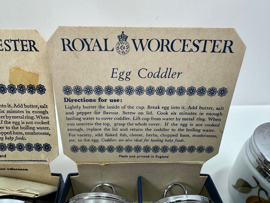Just Added - Royal Worchester Set of (17) Egg Coddlers [Photo 5]