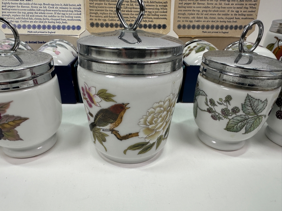 Just Added - Royal Worchester Set of (17) Egg Coddlers [Photo 4]