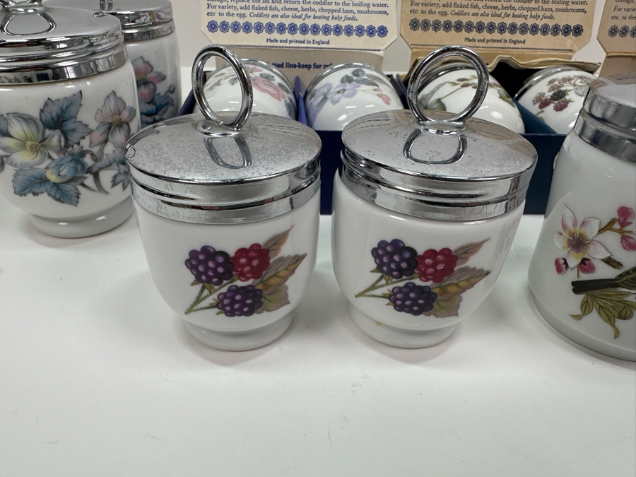 Just Added - Royal Worchester Set of (17) Egg Coddlers [Photo 9]