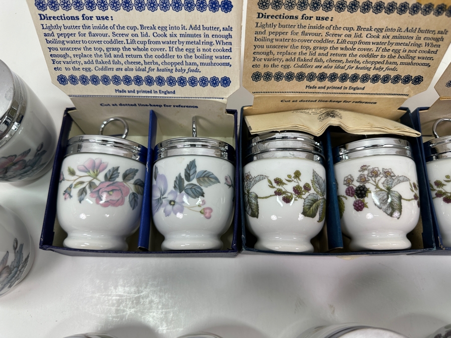 Just Added - Royal Worchester Set of (17) Egg Coddlers [Photo 7]