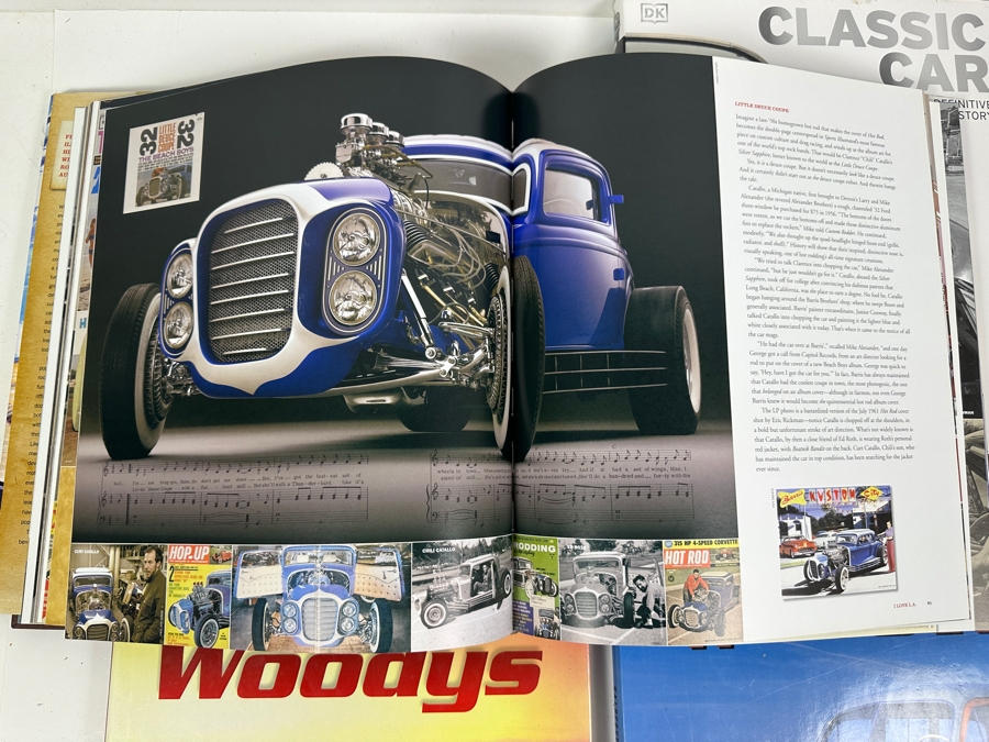 Four Hardcover Car / Woody Books [Photo 10]
