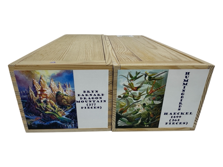 Pair Of Wooden Artifact Puzzles Made In Seattle, WA [Photo 1]