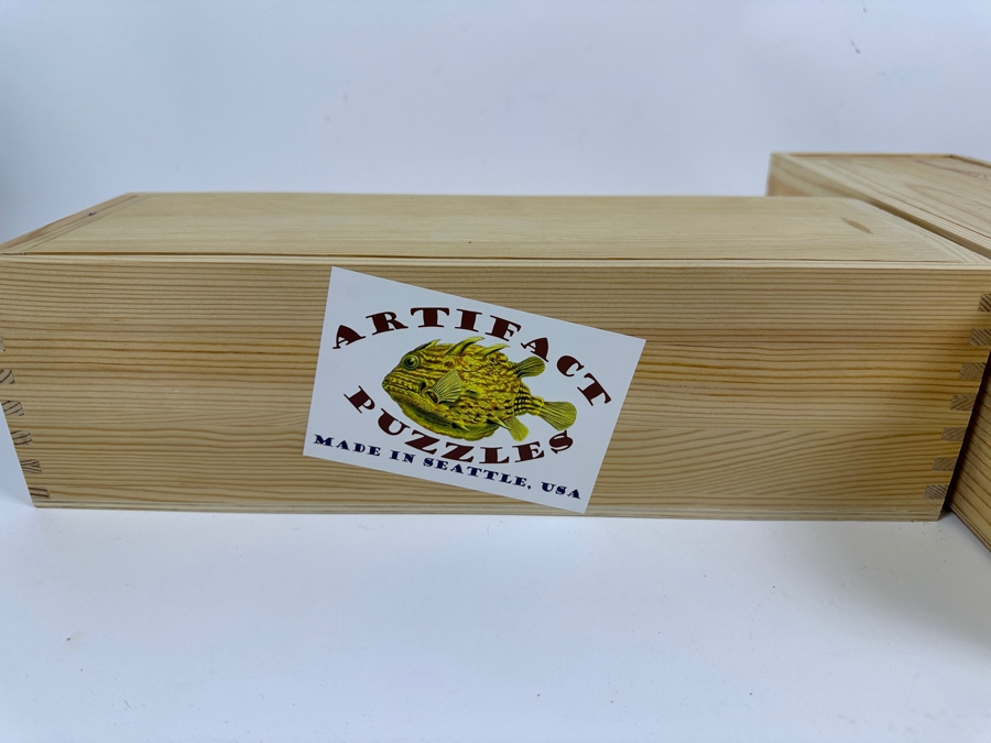 Pair Of Wooden Artifact Puzzles Made In Seattle, WA [Photo 5]