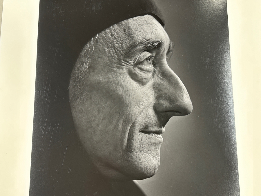 Yousef Karsh (1908-2002, Armenian/Canadian) 'Jacques Cousteau' Gelatin Silver Print Signed Lower Left 16 X 20 [Photo 7]