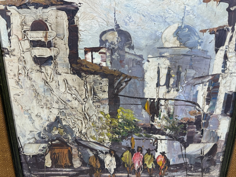 Pablo Espana Original Oil Painting On Canvas 16 X 20 Framed 24 X 28 [Photo 5]