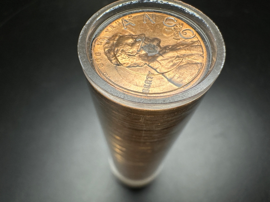 (50) Vintage 1962 D MS-65 Penny Roll Pennies [Photo 5]
