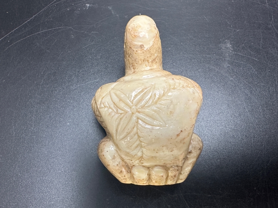 Carved Stone Double-Sided Turtle / Chinese Figure 56.8g [Photo 5]