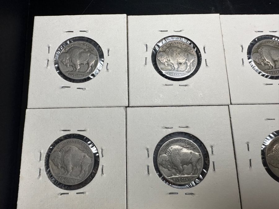 (8) Vintage United States Buffalo (Indian Head) Nickels (1) 1925, (1) 1926, (1) 1927 S, (1) 1928, (1) 1930, (2) 1936 & (1) 1936 S [Photo 11]
