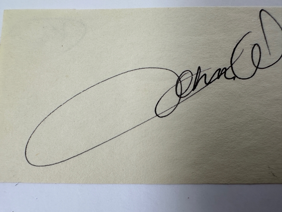 John Wayne (1907-1979) Signature With Receipt Of Purchase From Conway Barker Autograph Dealer [Photo 4]