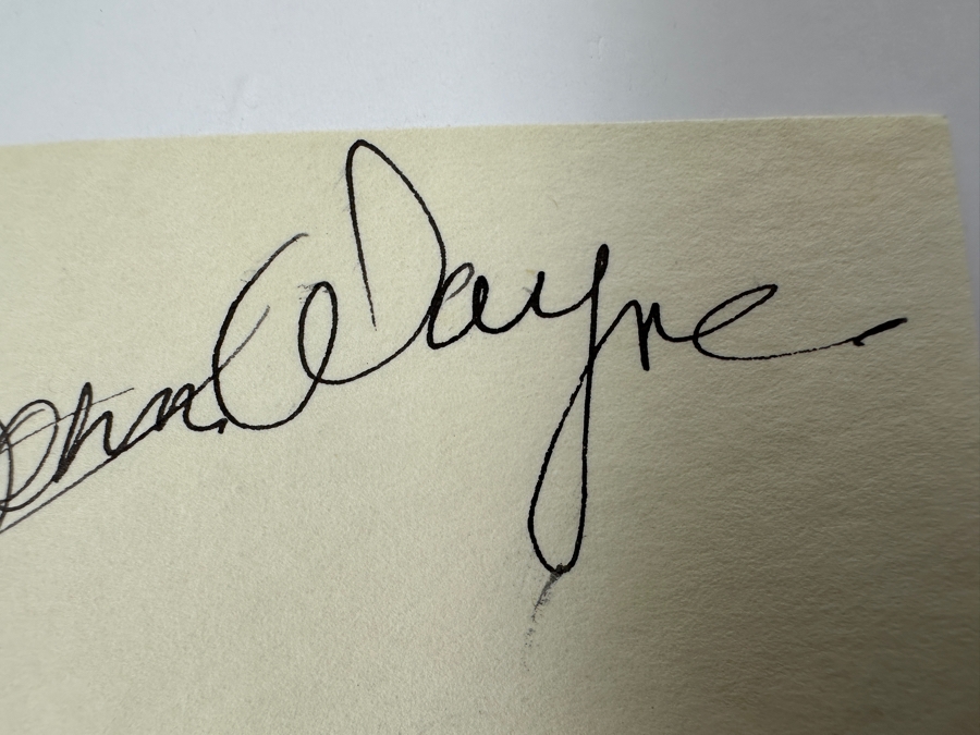 John Wayne (1907-1979) Signature With Receipt Of Purchase From Conway Barker Autograph Dealer [Photo 3]