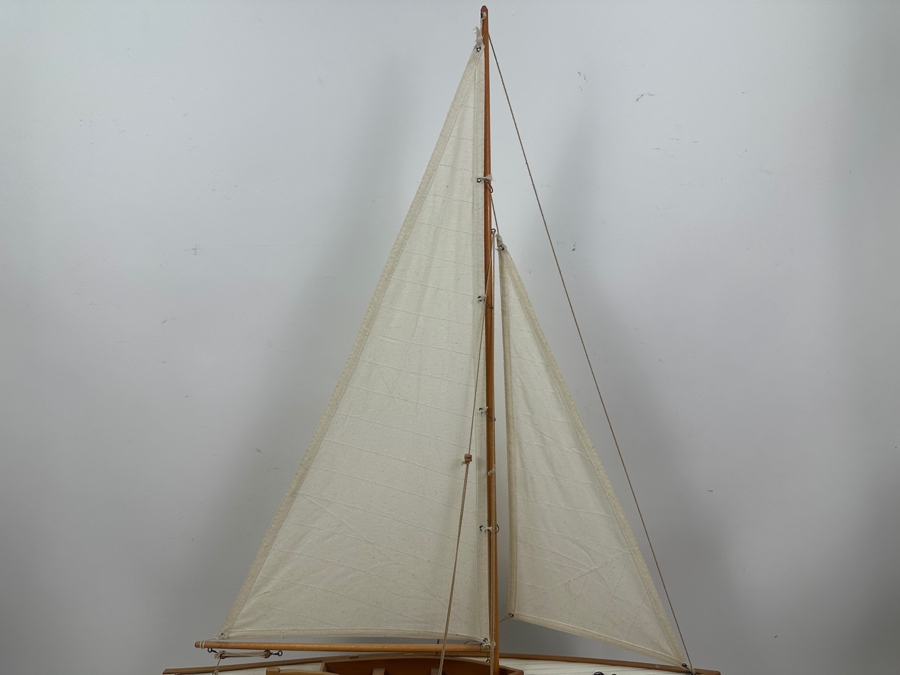 Wooden Decorative Sailboat Model 24W X 35H [Photo 5]