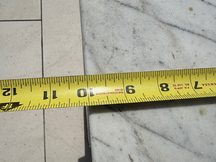 Solid Marble Arie Side Table Designed By Michael Sean Stolworthy 10W X 10W X 22H [Photo 8]