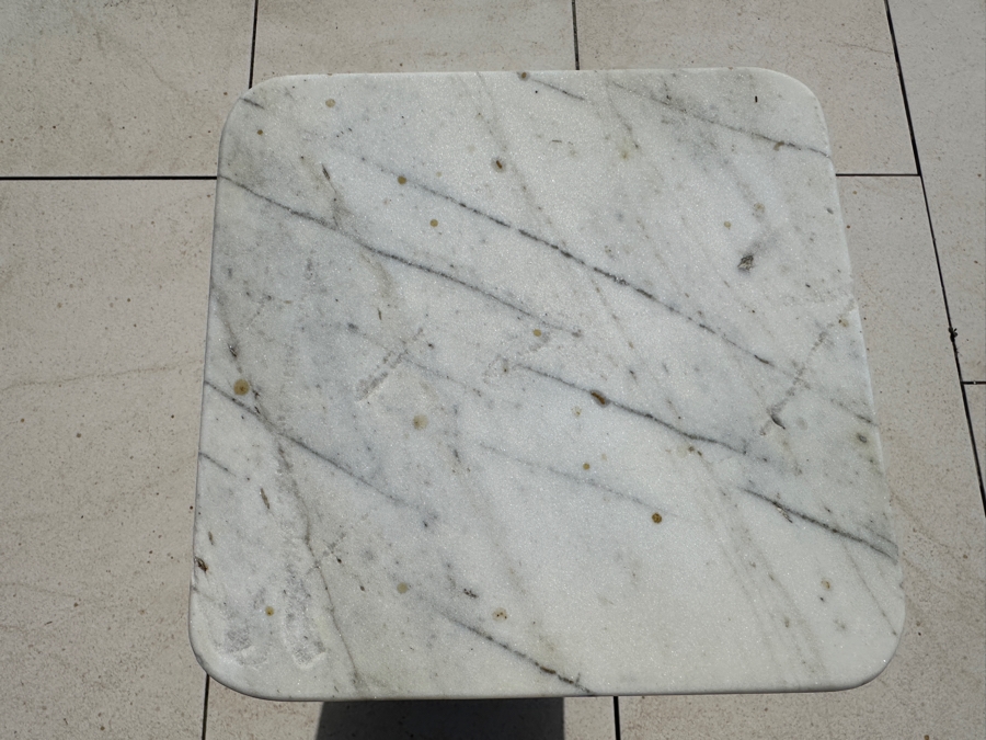 Solid Marble Arie Side Table Designed By Michael Sean Stolworthy 10W X 10W X 22H [Photo 6]