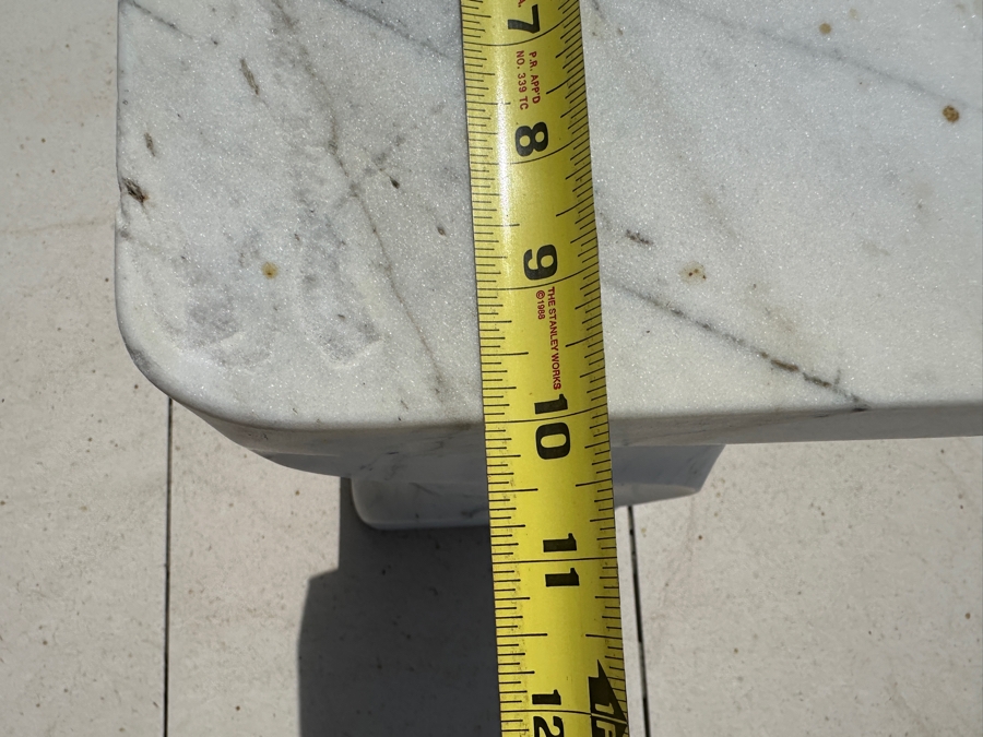Solid Marble Arie Side Table Designed By Michael Sean Stolworthy 10W X 10W X 22H [Photo 9]