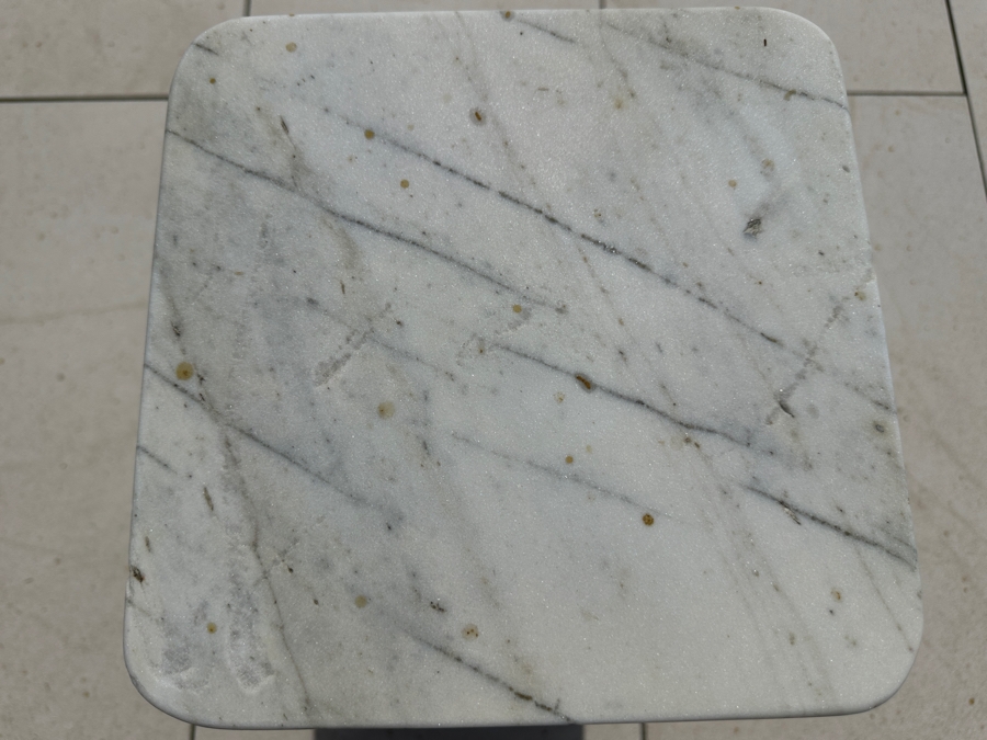 Solid Marble Arie Side Table Designed By Michael Sean Stolworthy 10W X 10W X 22H [Photo 7]