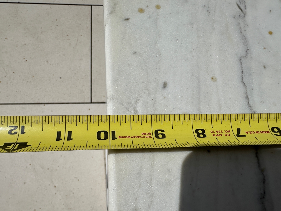 Solid Marble Arie Side Table Designed By Michael Sean Stolworthy 10W X 10W X 22H [Photo 7]