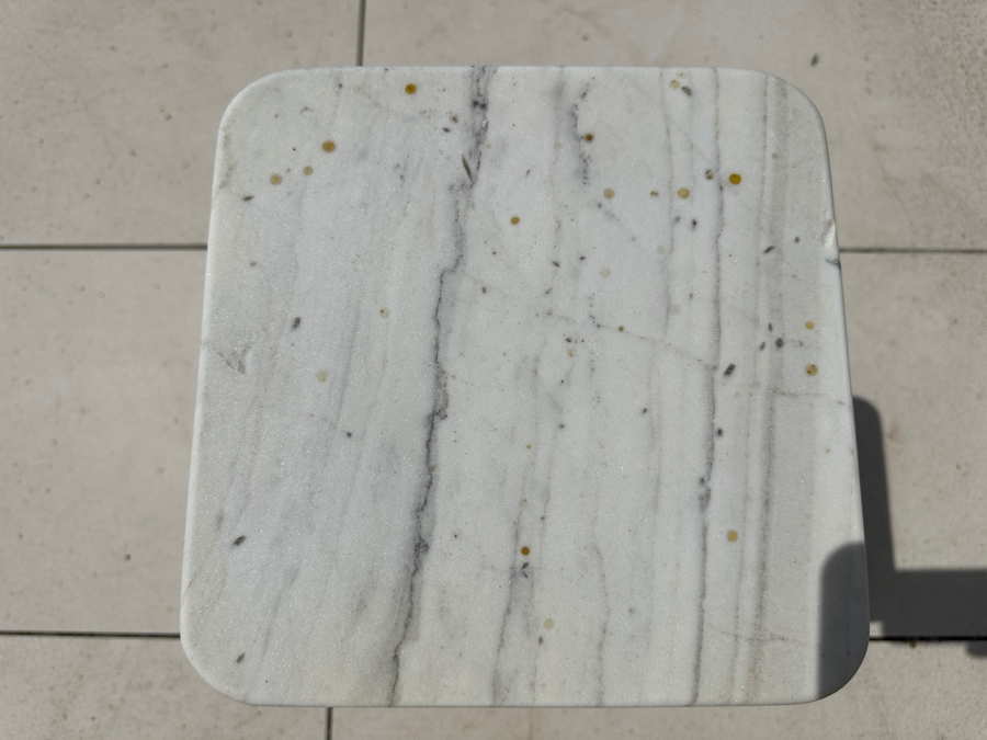 Solid Marble Arie Side Table Designed By Michael Sean Stolworthy 10W X 10W X 22H [Photo 5]