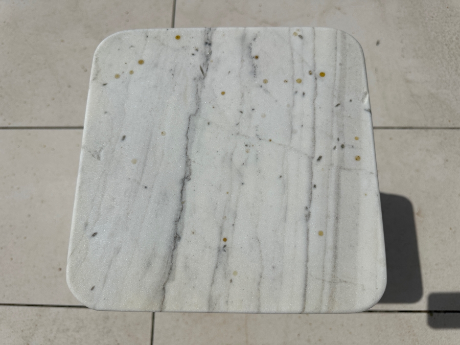 Solid Marble Arie Side Table Designed By Michael Sean Stolworthy 10W X 10W X 22H [Photo 6]