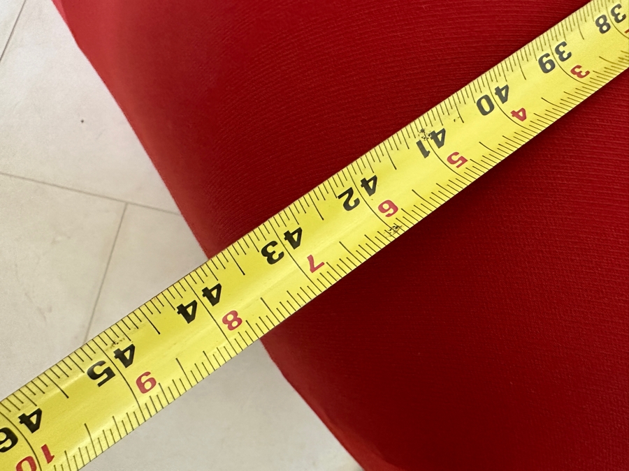 B&B Italia Mamma Armchair And Ball Ottoman (Up 5 Lounge Chair With Up 6 Ottoman) In Red Designed In 1969 By Gaetana Pesce (1939-2024, Italian) Made In Italy 44W X 46D Retails $7,500 [Photo 7]