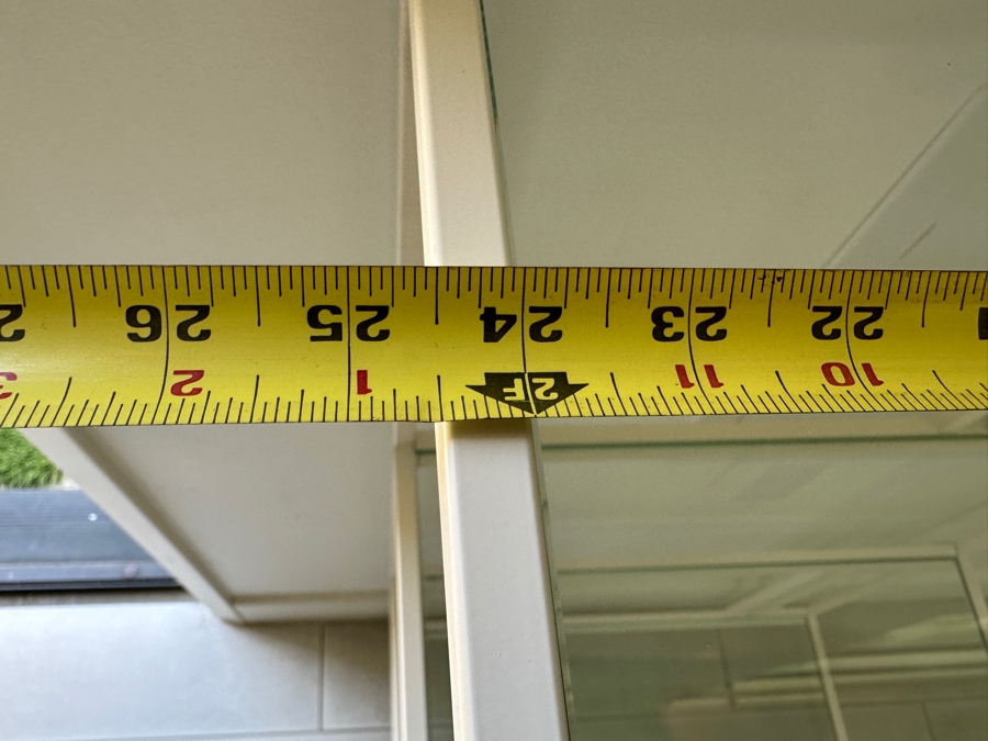 Metal / Glass Etagere Bookshelf 24.5W X 10D X 39H [Photo 4]