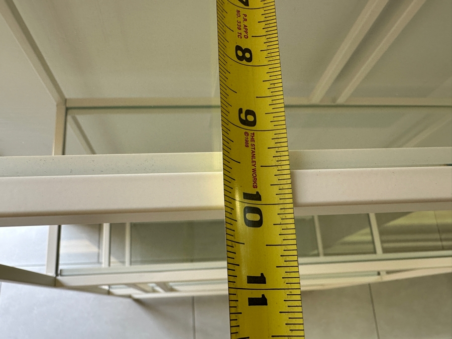 Metal / Glass Etagere Bookshelf 24.5W X 10D X 39H [Photo 5]
