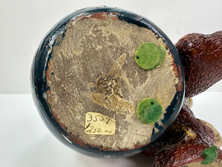 Vintage Japanese Kutani Porcelain Foo Dog Figurine Retails $250 10W X 11H [Photo 11]