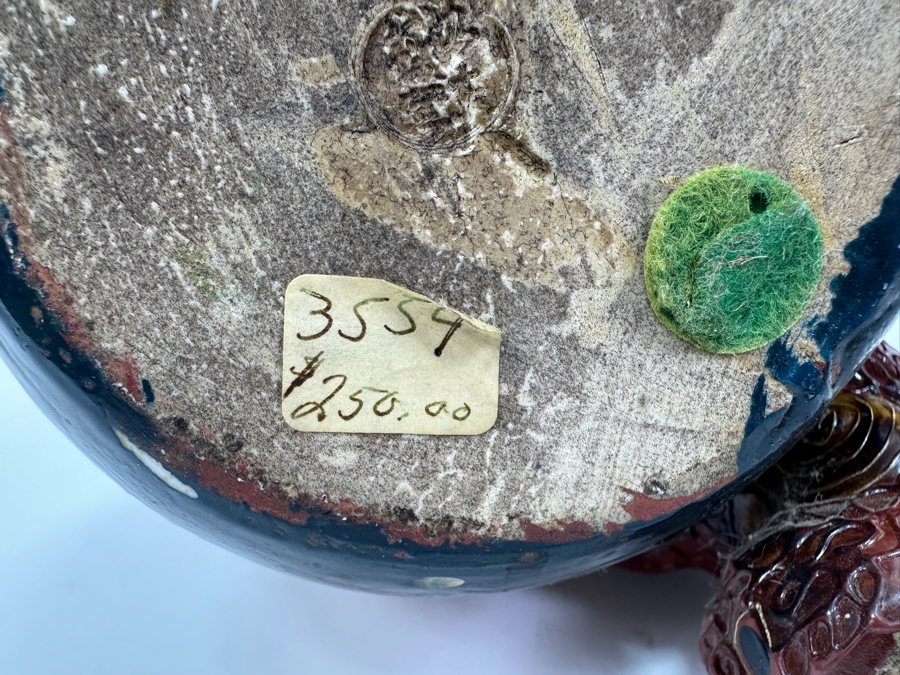 Vintage Japanese Kutani Porcelain Foo Dog Figurine Retails $250 10W X 11H [Photo 14]