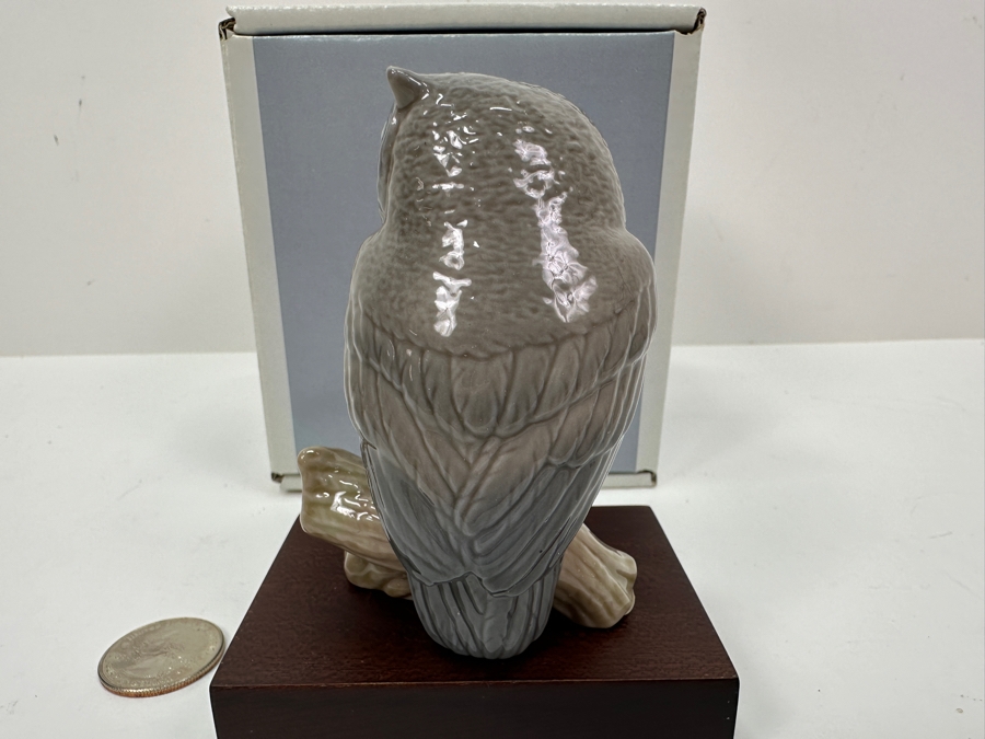 Lladro Owl Figurine With Box 3.5'H [Photo 4]