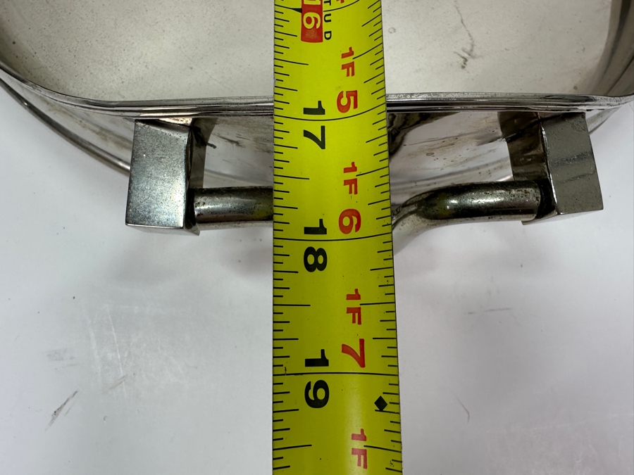 Z Gallerie Bedford Round Metal Tray 18'W Retails $139 [Photo 7]