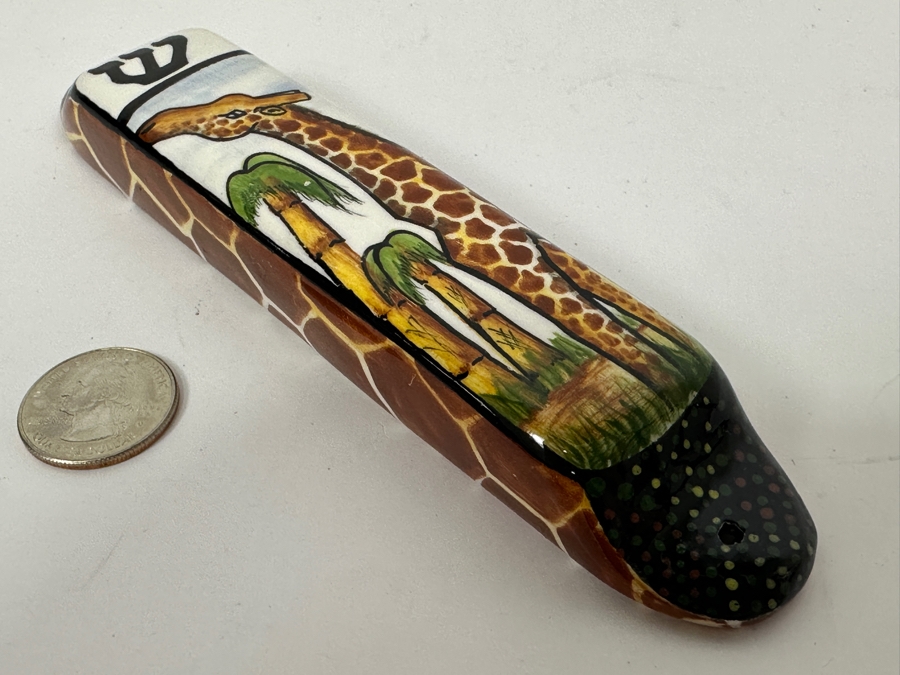 Hand Painted Mezuzah by Olefin Dube 7'W [Photo 3]