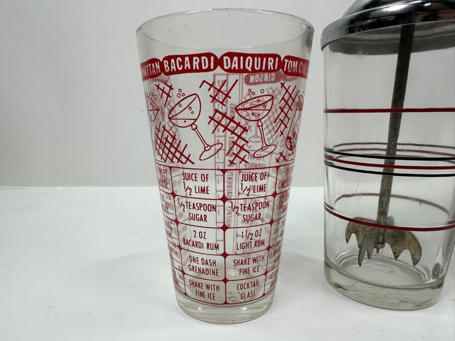 Vintage Ice Breaker Barware with (2) Shaker Cups [Photo 5]