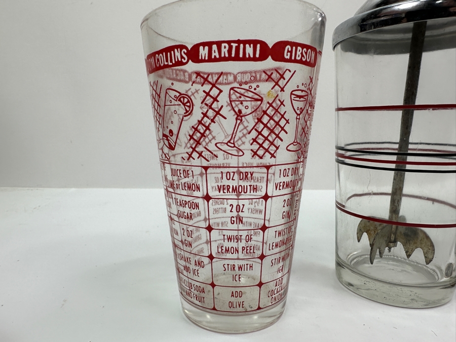 Vintage Ice Breaker Barware with (2) Shaker Cups [Photo 6]