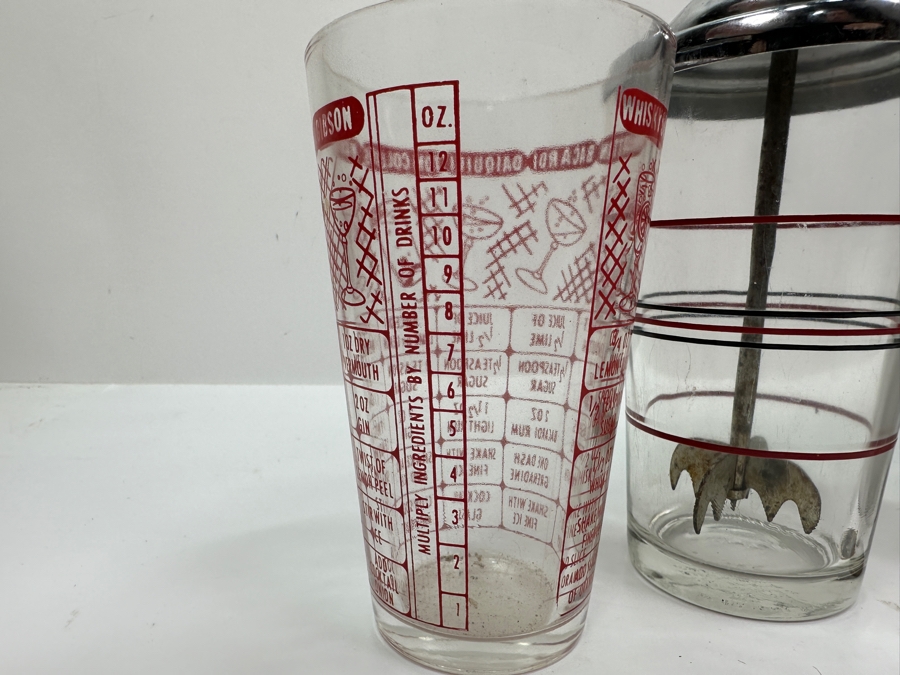 Vintage Ice Breaker Barware with (2) Shaker Cups [Photo 7]