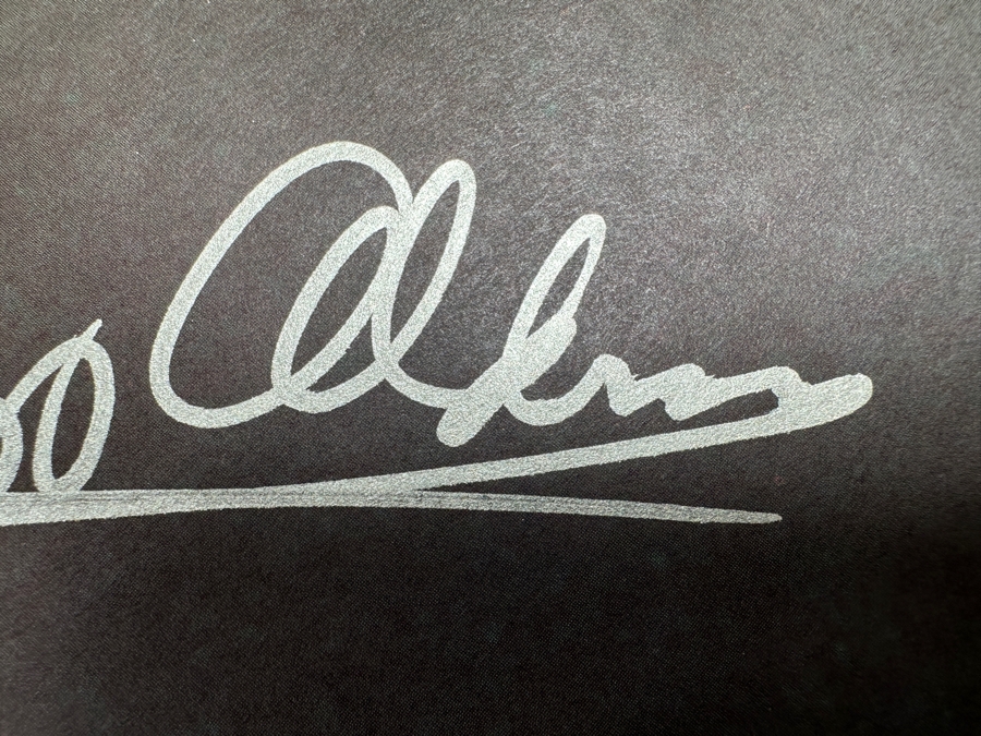 Hand Signed Buzz Aldrin Man On The Moon Poster 'We Came In Peace For All Makind... Tranquility Base, July 20, 1969 Numbered 574 Of 1969 23'W X 34'H [Photo 5]