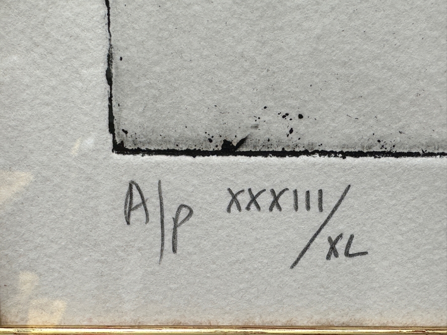 LeRoy Neiman (1921-2012) Hand Signed Limited Edition Lithograph Titled Dalmatian 19.5 X 24 Framed 33 X 38.5 [Photo 4]