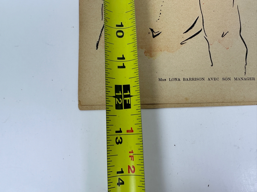 Antique 1896 Le Rire French Satirical Newsprint Magazine No. 84 Featuring A Henri De Toulouse-Lautrec Image On The Back Cover 9 X 12 Estimate $500 [Photo 13]