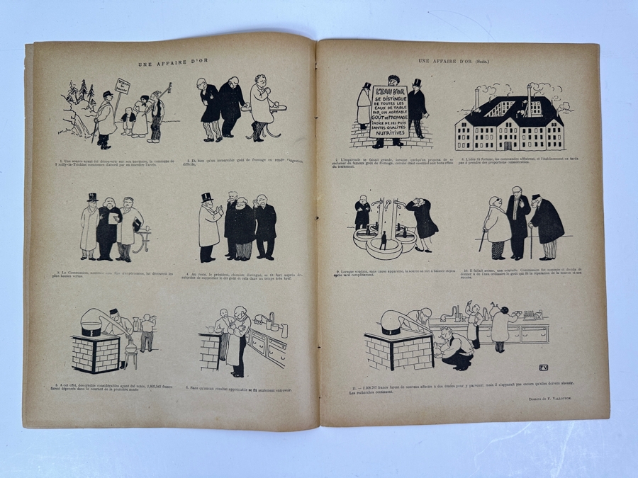 Antique 1896 Le Rire French Satirical Newsprint Magazine No. 84 Featuring A Henri De Toulouse-Lautrec Image On The Back Cover 9 X 12 Estimate $500 [Photo 9]