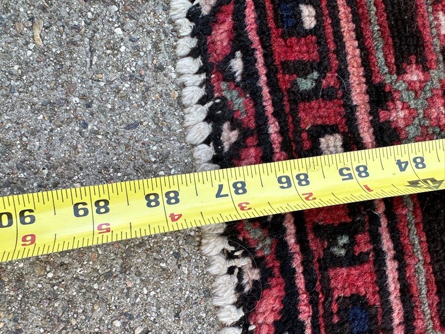 Vintage Hand Knotted Persian Area Rug 59.5 X 87.5 [Photo 11]