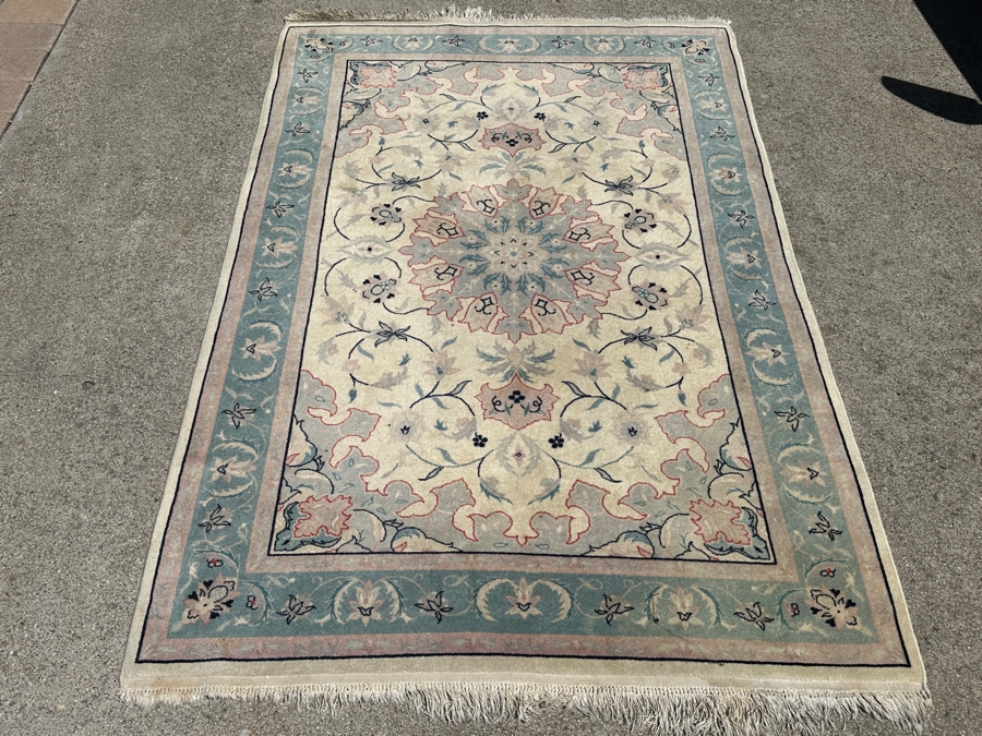 Vintage Hand Knotted Persian Area Rug 49 X 76 [Photo 2]