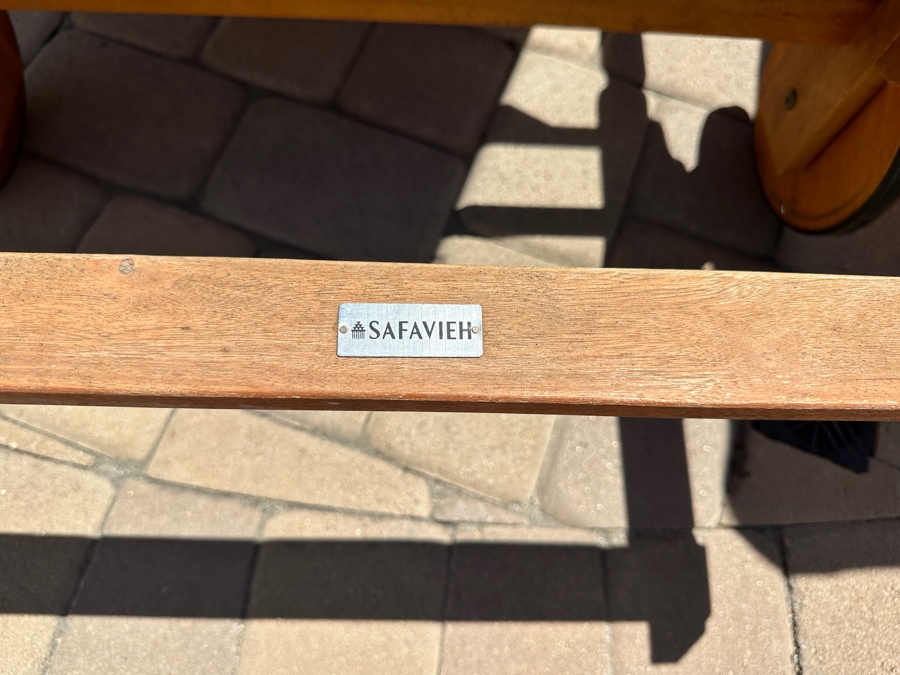 Outdoor Safavieh Newport Sold Wood Chaise Lounge Chairs 79' [Photo 5]