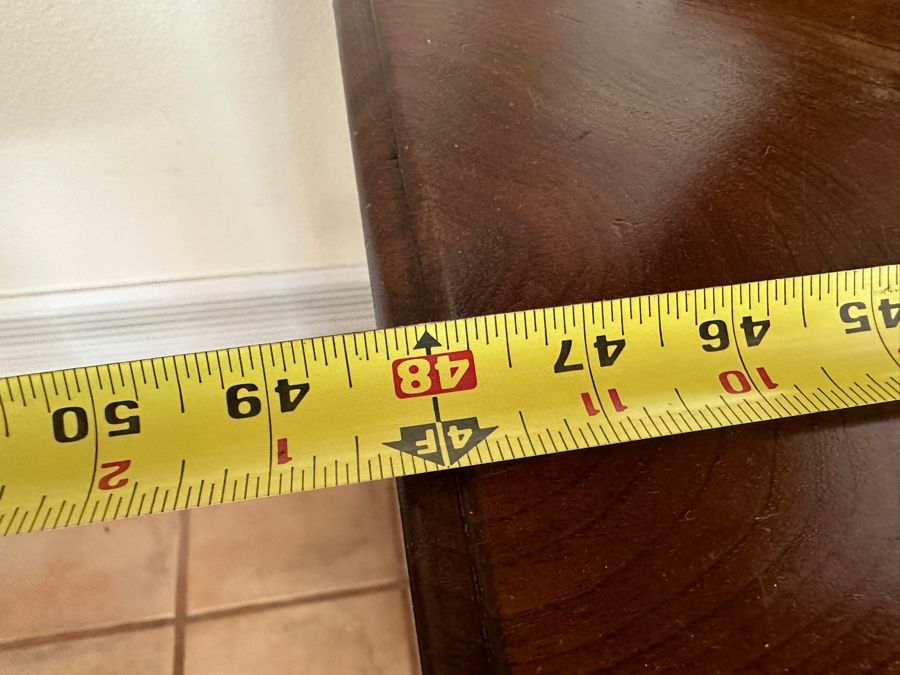 Antique Hand Carved Wooden Sideboard Cabinet 48W X 18D X 38H [Photo 8]