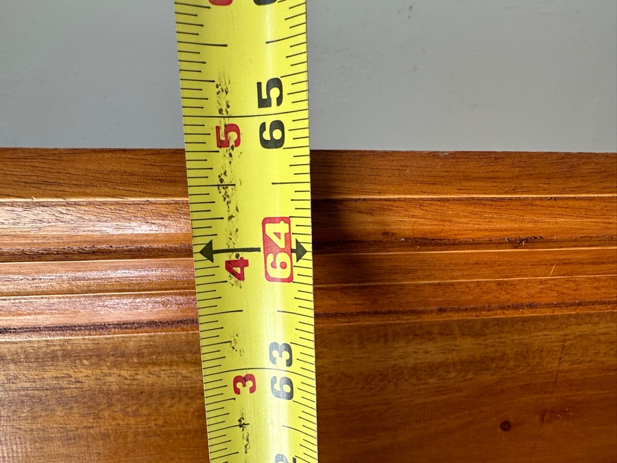 Wooden Bookcase With Glass Front Doors 58W X 18D X 65H [Photo 6]