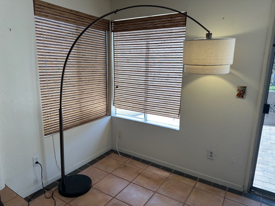 Arch Floor Lamp With Marble Base 79'H [Photo 3]