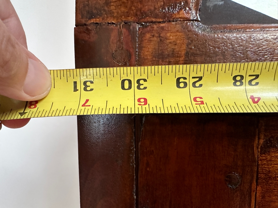 Wooden Lockable Bookcase With Key 31W X 12D X 74.5H [Photo 4]