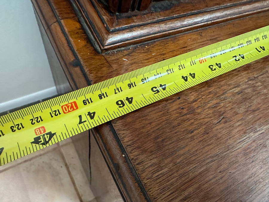 Antique Wooden Cabinet Bookcase 47W X 18D X 88H [Photo 9]