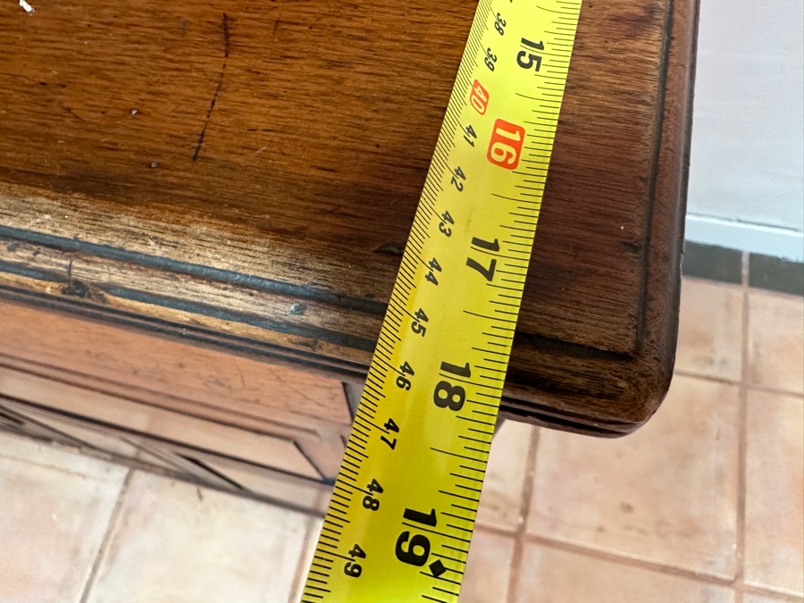 Antique Wooden Cabinet Bookcase 47W X 18D X 88H [Photo 10]