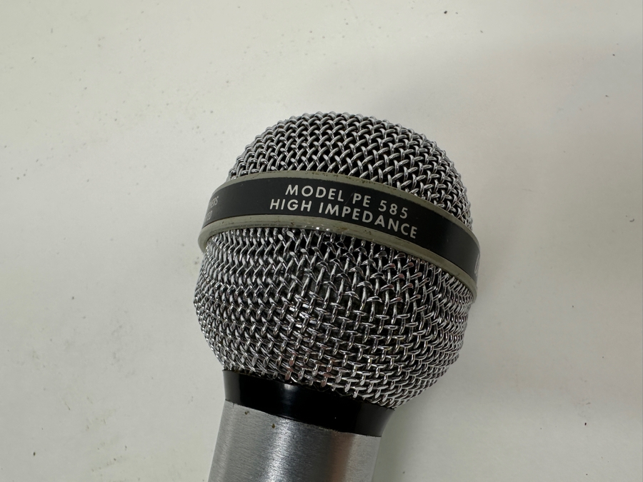 Vintage 1970's Shure Unisphere A Model PE585 Dynamic Microphone [Photo 3]