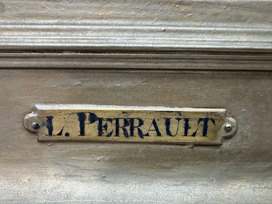 Leon Jean Basile Perrault (1832-1908, French) Original Portrait Oil Painting On Board 6 X 9.5 Framed 12.5 X 16 [Photo 8]